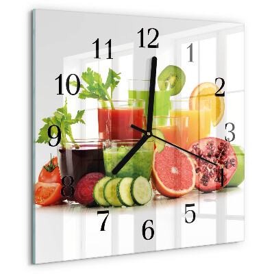 Orologio quadrato Succhi di frutta