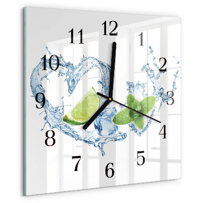 Orologio quadrato Menta