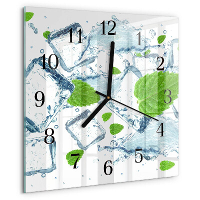 Orologio quadrato Menta ghiacciata