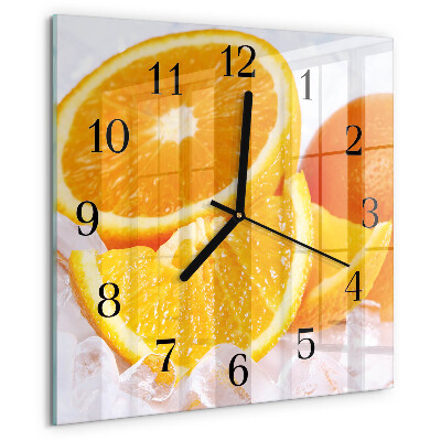 Orologio quadrato Arance