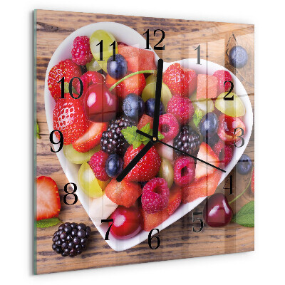 Orologio quadrato Frutta