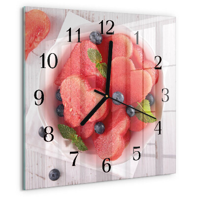 Orologio quadrato Cuore di anguria