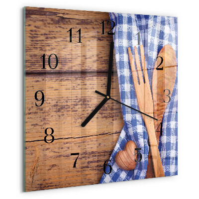 Orologio quadrato Legno e utensili