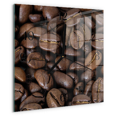 Orologio quadrato Caffè