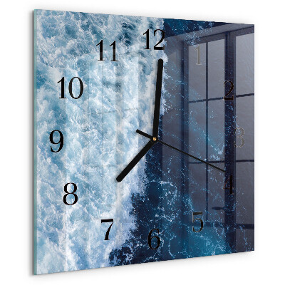 Orologio quadrato Onde oceaniche