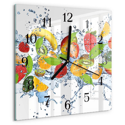 Orologio quadrato Acqua di Frutta