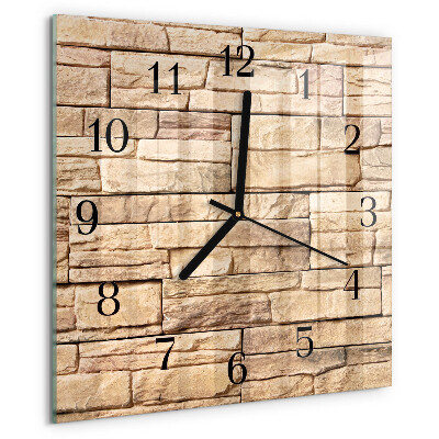 Orologio quadrato Clinker