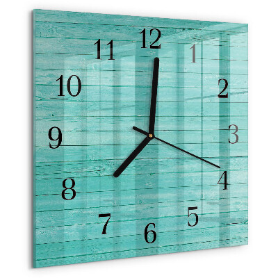Orologio quadrato Tavole verdi