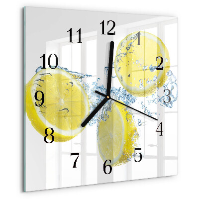 Orologio quadrato limoni