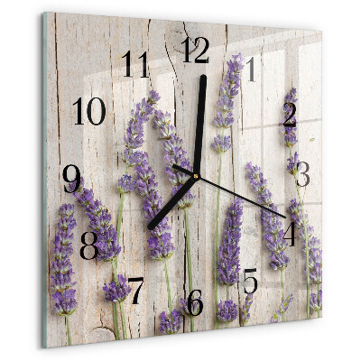 Orologio quadrato Lavanda