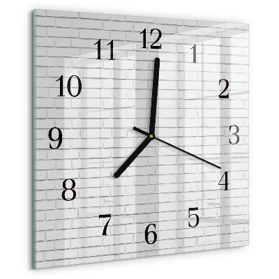 Orologio quadrato Muro di mattoni