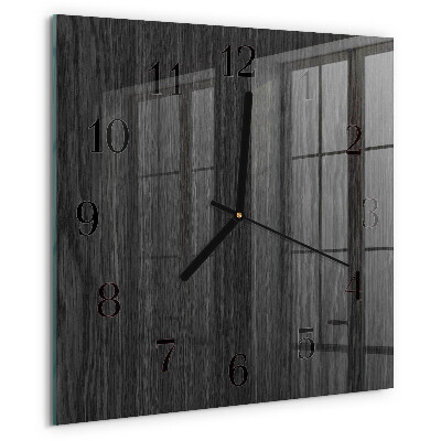 Orologio quadrato Legna