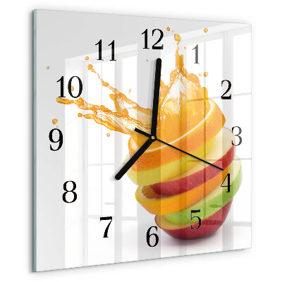 Orologio quadrato Frutta