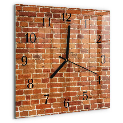 Orologio quadrato Muro di mattoni