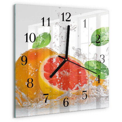 Orologio quadrato Pompelmo