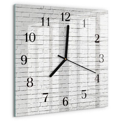 Orologio quadrato Muro di mattoni