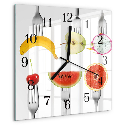 Orologio quadrato Frutta