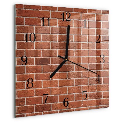 Orologio quadrato Muro di mattoni