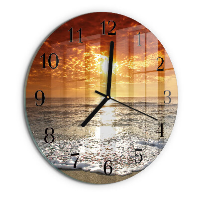 Orologio rotondo Spiaggia Mare