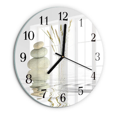 Orologio rotondo Pietre