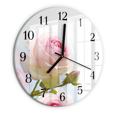 Orologio rotondo Rosa