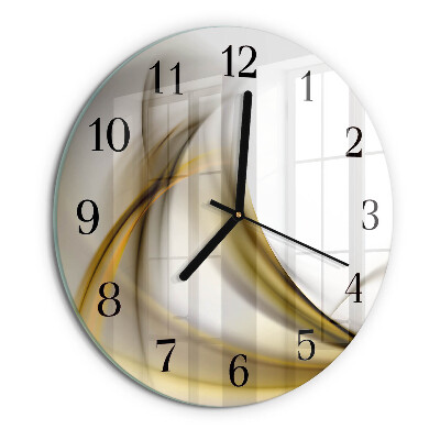 Orologio rotondo Linee astratte