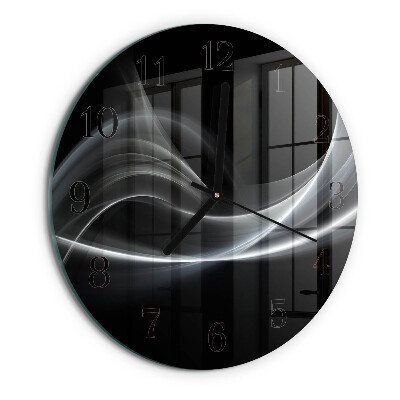 Orologio rotondo Linee astratte