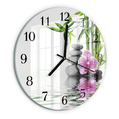 Orologio rotondo Albero fiorito