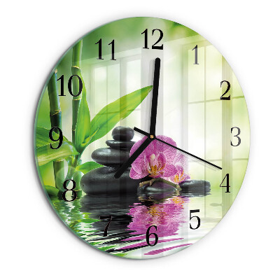 Orologio rotondo Orchidea Spa