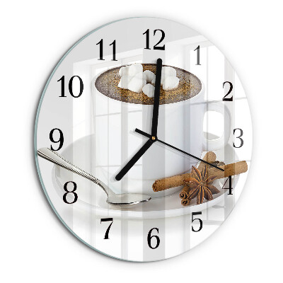 Orologio rotondo Cioccolato
