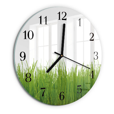 Orologio rotondo Arte floreale