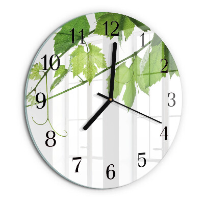 Orologio rotondo Foglie