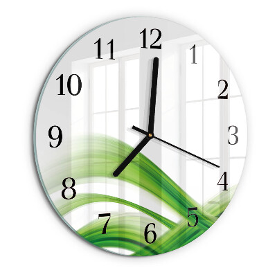 Orologio rotondo Onda astratta