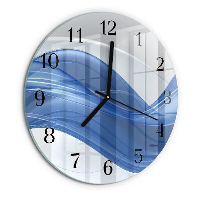 Orologio rotondo Linee astratte