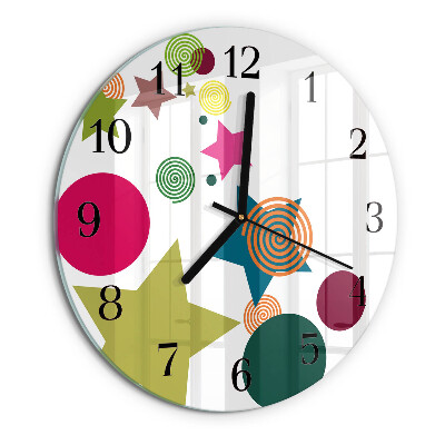 Orologio rotondo Stelle