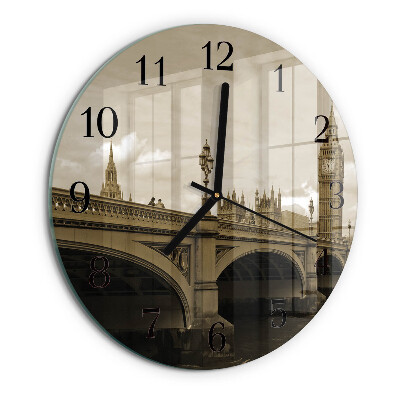 Orologio rotondo Ponte Sepia