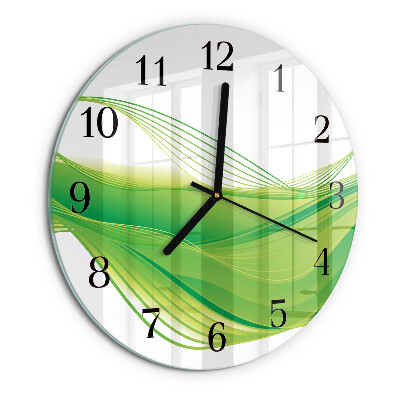 Orologio rotondo Linee astratte
