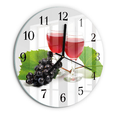 Orologio rotondo Uva per il vino