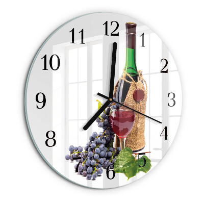 Orologio rotondo Uva per il vino