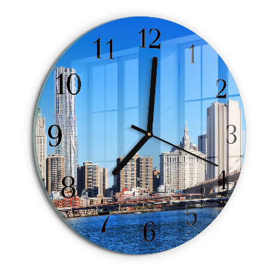 Orologio rotondo Orizzonte seppia
