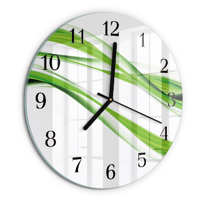 Orologio rotondo Linee astratte