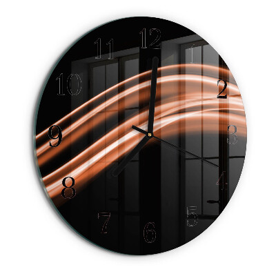 Orologio rotondo Linee astratte