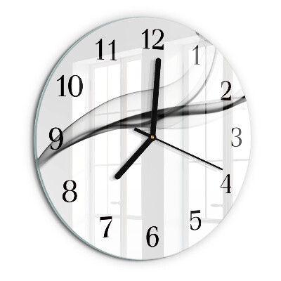 Orologio rotondo Fumo astratto