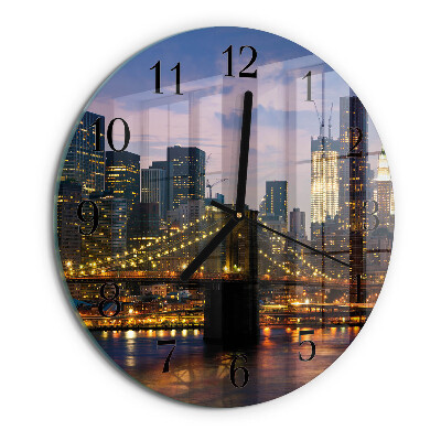 Orologio rotondo Ponte orizzontale
