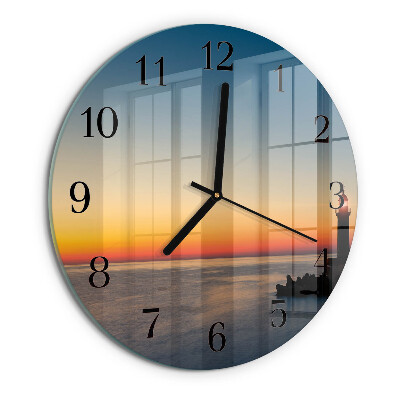 Orologio rotondo Mare del faro
