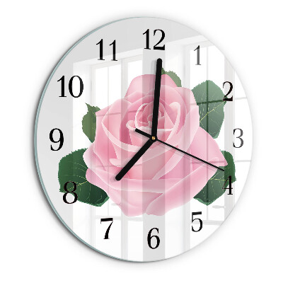 Orologio rotondo Rosa