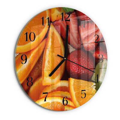 Orologio rotondo Frutta