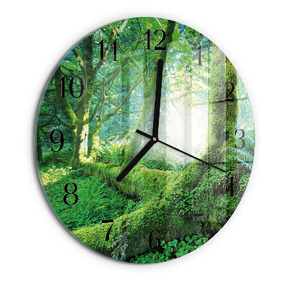 Orologio rotondo Muschio forestale