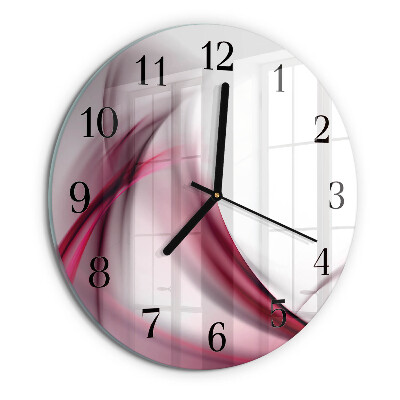 Orologio rotondo Linee astratte