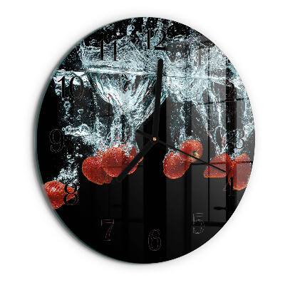 Orologio rotondo Fragole